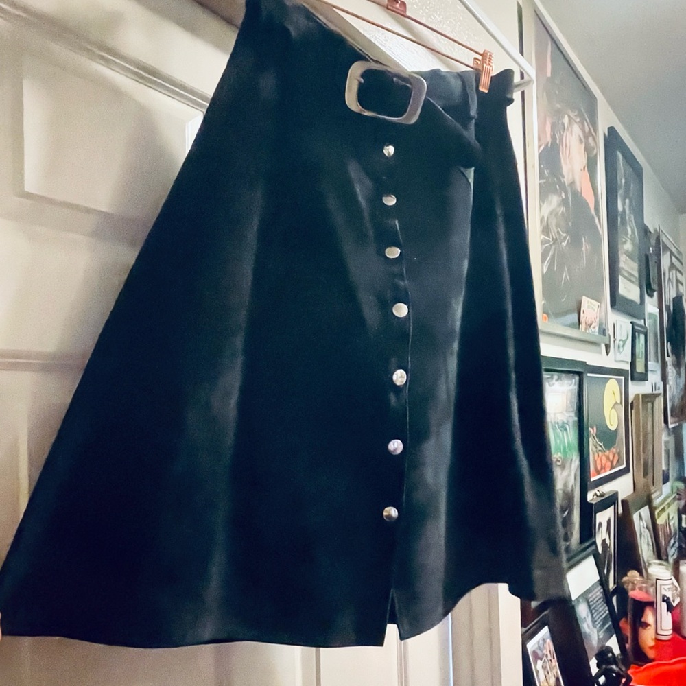 1970s Vintage Suede Skirt